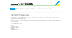 Desktop Screenshot of gerwens-fenster.de