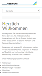 Mobile Screenshot of gerwens-fenster.de