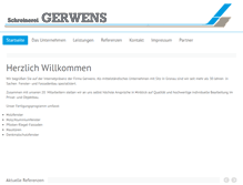 Tablet Screenshot of gerwens-fenster.de